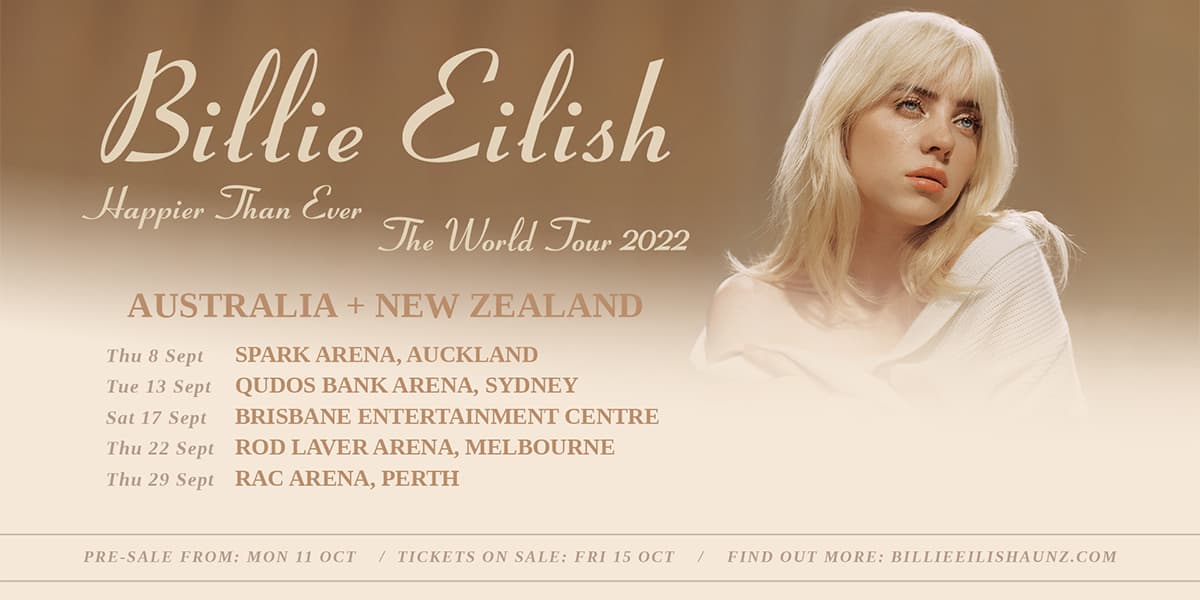 Were Happier Than Ever ‘cos Billie Eilish Just Announced A 2022 Aussie Tour