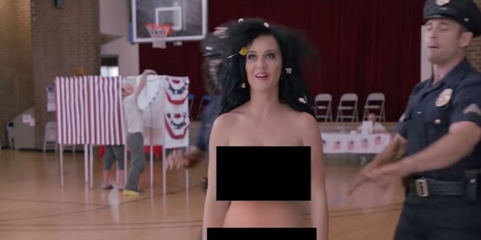 Watch Katy Perry Strip (For Democracy)