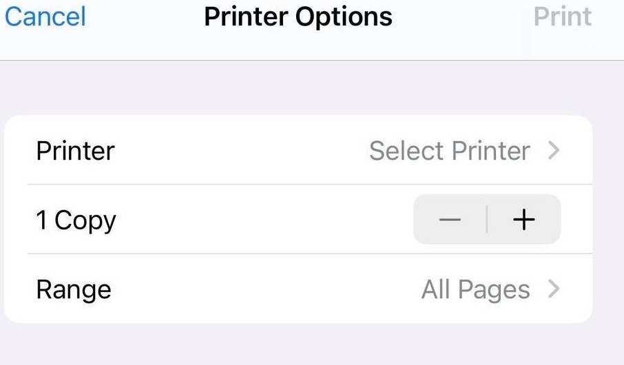 How to Print From Your iPhone or Android