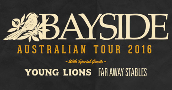 Win a double pass to see BAYSIDE in concert 