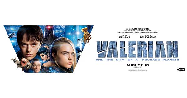 Win 1 of 30 double passes to see VALERIAN AND THE CITY OF A THOUSAND PLANETS