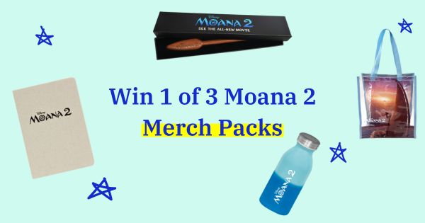 Win 1 of 3 merch packs for Disney’s MOANA 2