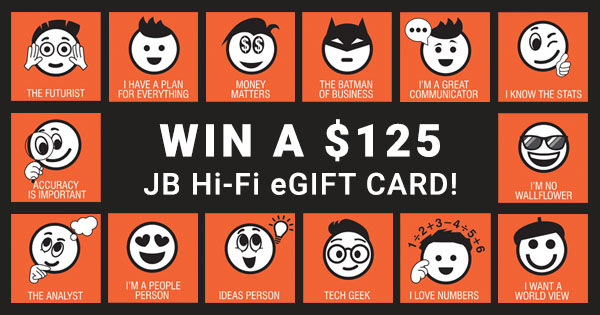 WIN a $125 JB Hi-Fi e-gift card!