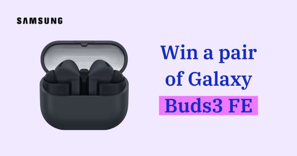 Win a pair of new Samsung Galaxy Buds3 FE