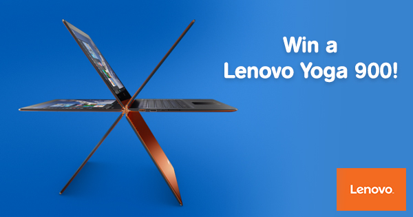 Win a Lenovo Yoga 900 (valued at $2,199)