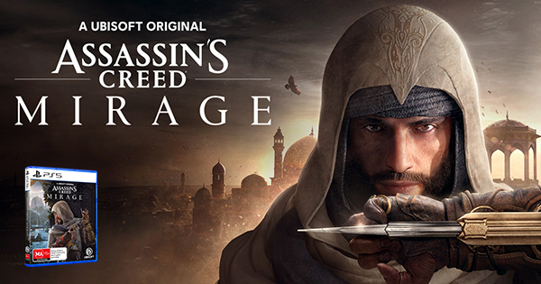 Win 1 of 5 PS5 copies of ASSASSIN'S CREED MIRAGE
