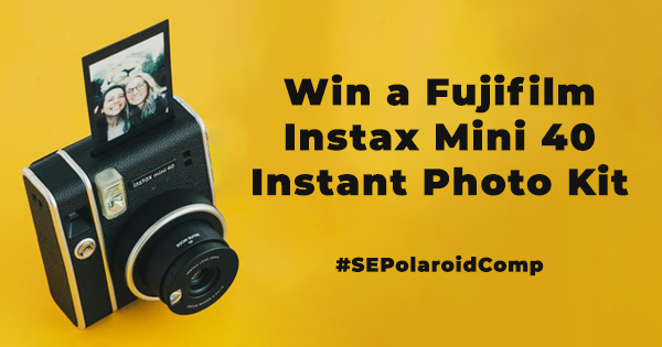 Upload a photo on Instagram of your favourite chill spot and WIN a Fujifilm Instax Mini 40 Instant Photo Kit