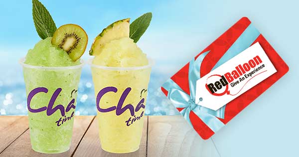 Win a $250 Red Balloon Voucher thanks to Chatime!