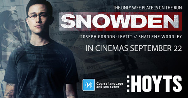 Win a double pass to our exclusive preview of SNOWDEN at HOYTS CAROUSEL 