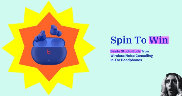 Spin to Win 1 of 2 Beats Studio Buds