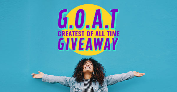 Win over $500 in prizes with our greatest of all time giveaway!
