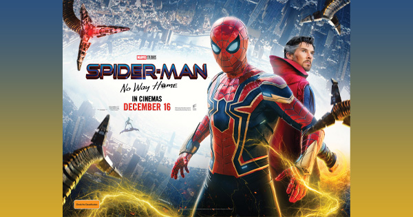Win 1 of 25 double passes to SPIDER-MAN: NO WAY HOME