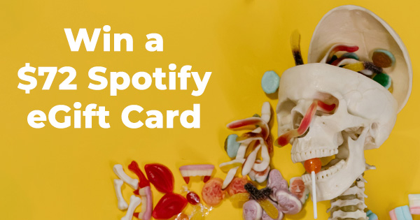 Win a $72 Spotify eGift Card