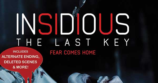 Win 1 of 10 INSIDIOUS: THE LAST KEY Blu-rays