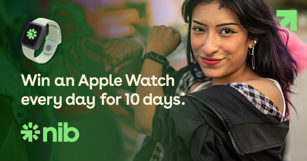 Win an Apple Watch Daily with nib GreenPass!
