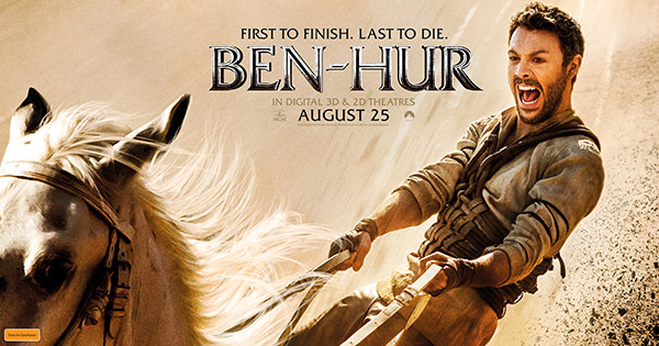 Win 1 of 20 BEN-HUR prize packs 