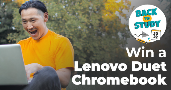 Win a Lenovo Duet Chromebook (128GB)