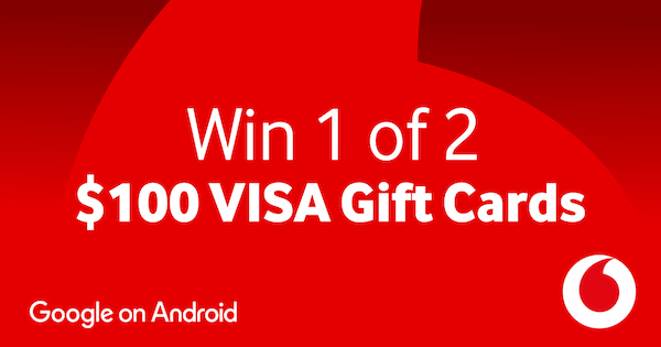 Win 1 of 2 $100 VISA Gift Cards
