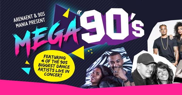 Win 1 of 3 double passes to MEGA 90s
