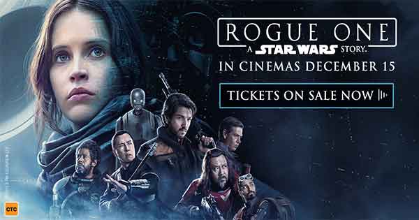 Win a “Rogue One: A Star Wars Story” movie prize pack (In cinemas December 15) 