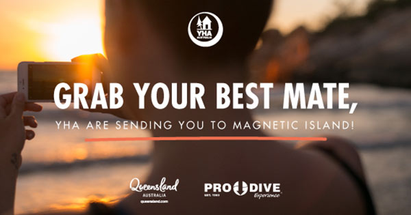 Win an epic trip to Magnetic Island including flights and accommodation for you and a mate!