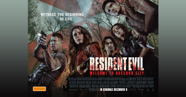 Win a double pass to RESIDENT EVIL: WELCOME TO RACCOON CITY