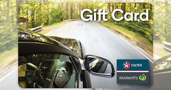 Win 1 of 4 $250 Caltex Woolworths eGift Cards