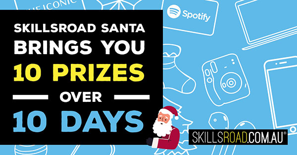 Skillsroad is giving you the chance to win one of 10 prizes over 10 days!
