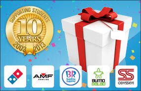 Win uber awesome prize packs from Student Edge!