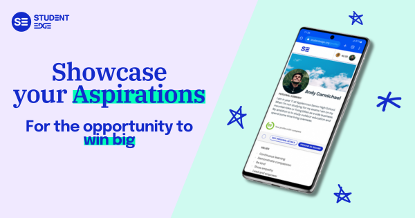 Showcase your ASPIRATIONS for your chance to win a $100 Visa Gift Card