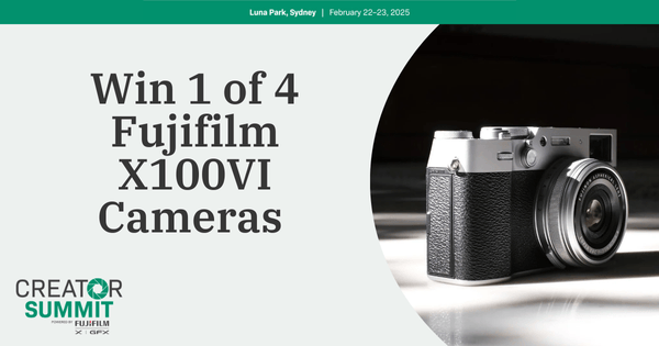 Win 1 of 4 Fujifilm X100VI Cameras