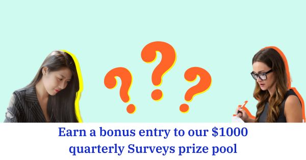 Win a share of $1,000 worth of gift cards with our survey quiz