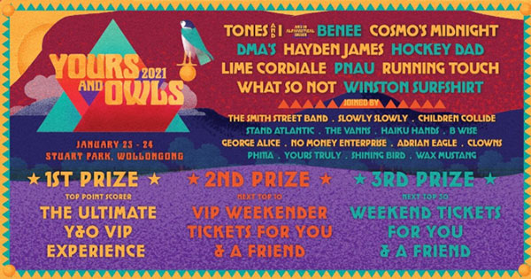 Yours & Owls Festival 2021: Register for Presale Access & WIN the Ultimate VIP Experience!