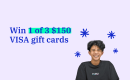 Spin to Win 1 of 3 $150 VISA gift cards