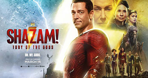 Win 1 of 15 double passes to see SHAZAM! FURY OF THE GODS