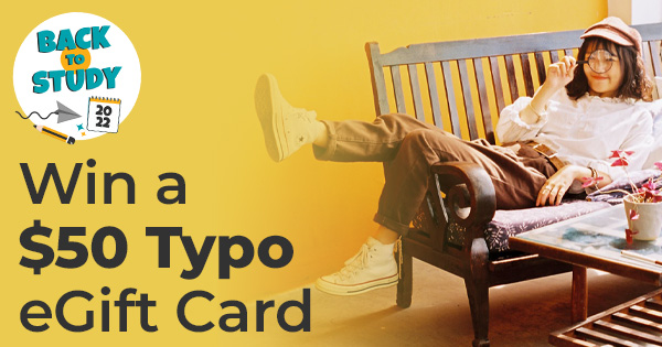 Win a $50 Typo eGift Card