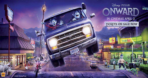 Win 1 of 25 double passes to see Disney and Pixar’s Onward