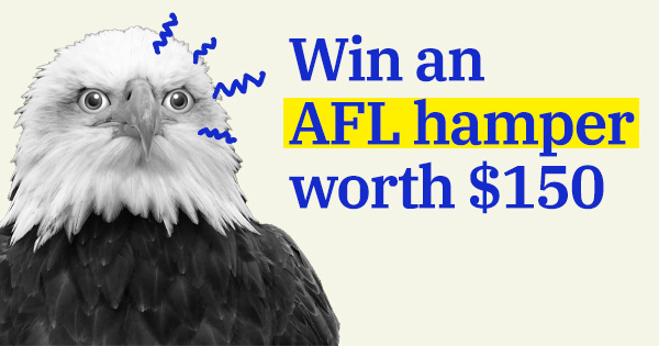 Spin to win an AFL hamper worth $150