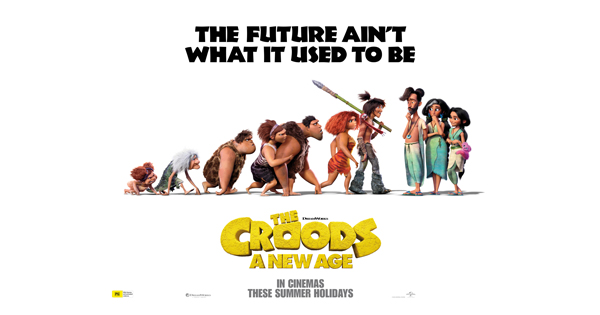 Win 1 of 20 family passes to THE CROODS: A NEW AGE