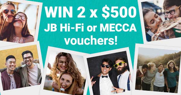 Win 2x $500 JB HI-Fi or MECCA vouchers