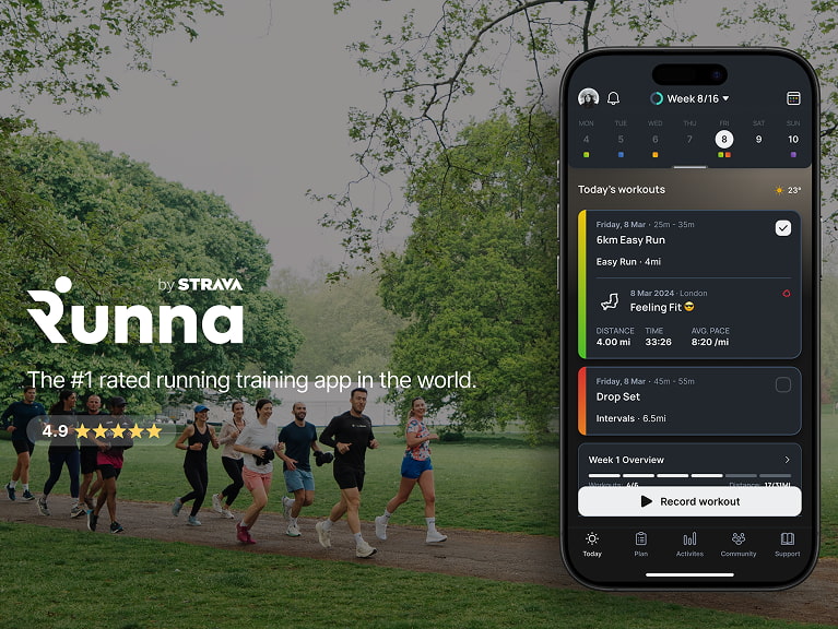 Runna Student Discount · First month FREE with Runna