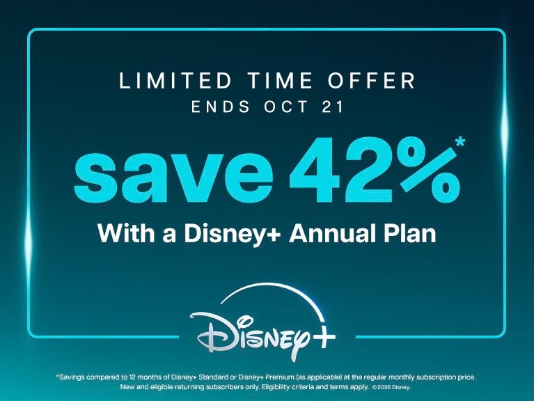 Disney+ Student Discount · Save 42% with a Disney+ Annual Plan*