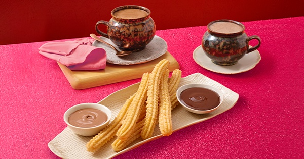 San Churro Deal · $30 Medium Churros and your Choice of Two Regular Hot Chocs