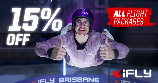 Save 15% off all packages at iFLY · Student Discount · Student Edge